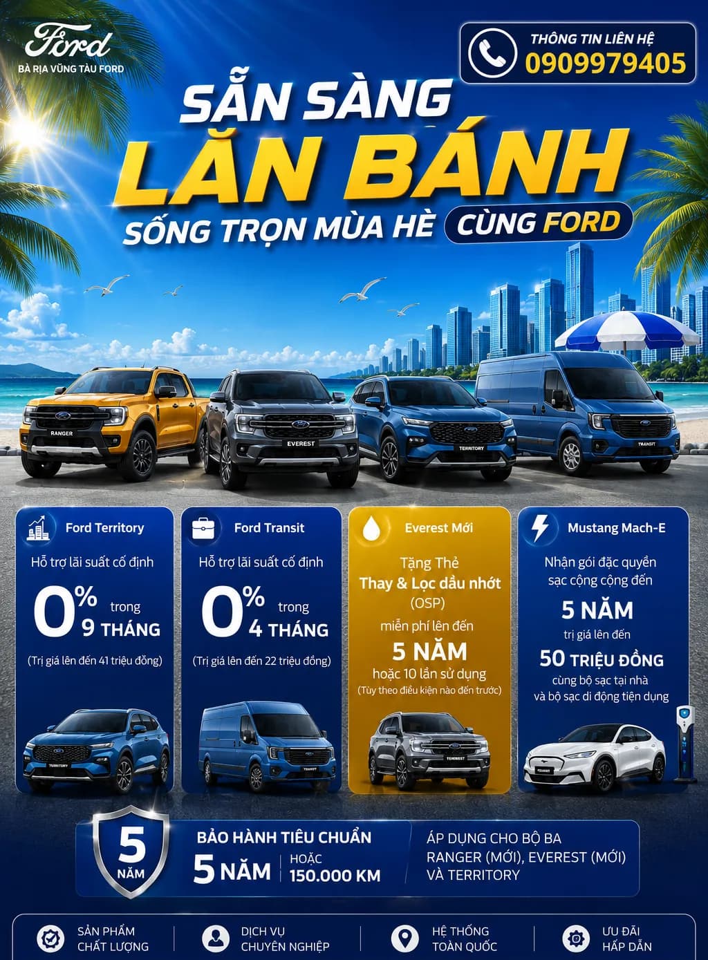 ☀️ SẴN SÀNG LĂN BÁNH, SỐNG TRỌN MÙA HÈ CÙNG FORD